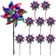 thumbnail image 1 of 10 Piezas Molinetes Reflectantes Molinetes Repelentes De Aves Molinetes Reflectantes Con Estacas Pájaro Para Patio De Jardín (Arco Iris),11 Feliz Sencillez, 1 of 4