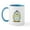 White/Blue Inside, variant on CafePress - Yellow Easter Egg Penguin Mug - 11 oz Ceramic Mug - Novelty Coffee Tea Cup