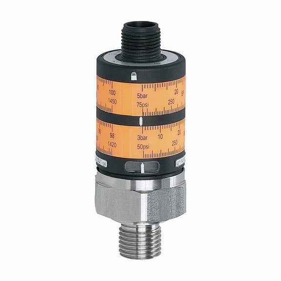 Ifm Pressure Switch, 2NO/2NC, 0 to 145 psi PK6224