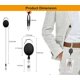 thumbnail image 2 of 5 Colors Retractable Badge Holder Carabiner Reels Key Holders Chains, 2 of 4