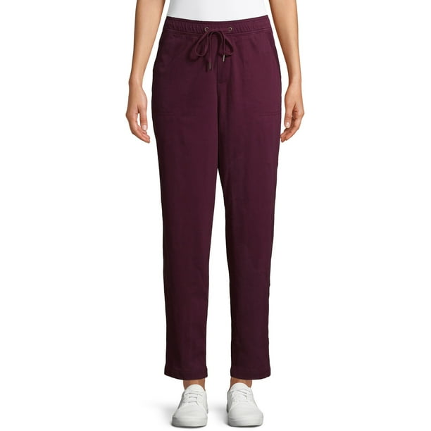 Time and Tru - Time and Tru Women's Pull on Knit Drawstring Pants
