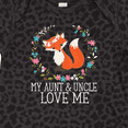 thumbnail image 4 of Inktastic My Aunt and Uncle Love Me Fox for Niece Girls Baby Bodysuit, 4 of 5
