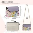 thumbnail image 7 of KUIFORTI Colorful Flower Crossbody Bags for Women Fashion Hard-Wearing Small Shoulder Bag Ladies Handbag Functional Small Bag with Removable Chain for Day & Night, 7 of 7