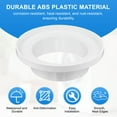 thumbnail image 4 of Uxcell 6 to 4 Inch Duct Reducer, 1Pcs ABS Air Duct Adapter HAVC Pipe Connector Dryer Vent Adapter Increaser Reducer for Inline Ventilation System, White (150mm to 100mm), 4 of 7