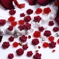 thumbnail image 4 of Colgantes de uñas ZOAZJINAZ con diamantes de imitación de perlas rosas de San Valentín, 50 unidades, 4 of 7