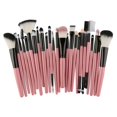 thumbnail image 1 of Paquete de 25 Pinceles de Maquillaje Macarena Pinceles cosméticos para maquillaje Rosa negro, 1 of 5
