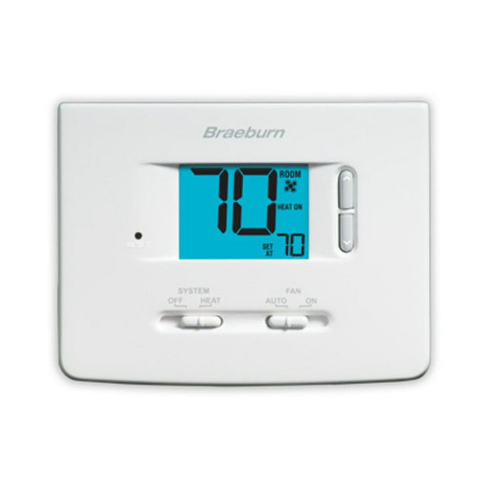 Braeburn 1025NC NonProgrammable Thermostat Heat Only