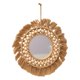 thumbnail image 1 of Espejo colgante redondo de macramé con flecos, decoración de pared bohemia, multiusos, decorativo Estilo C, 1 of 9