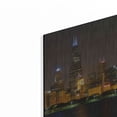 thumbnail image 2 of Luxe Metal Art 'Chicago Cityscape Baseball' by Luxe Portfolio, Metal Wall Art, 48"x16", 2 of 9