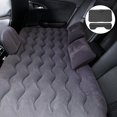 thumbnail image 1 of Colchón de aire inflable para automóvil, cama de aire SUV para asiento trasero con almohada, colchón de automóvil portátil para acampar, almohadilla para dormir en casa con bomba de Negro Macarena Colchón de aire, 1 of 8