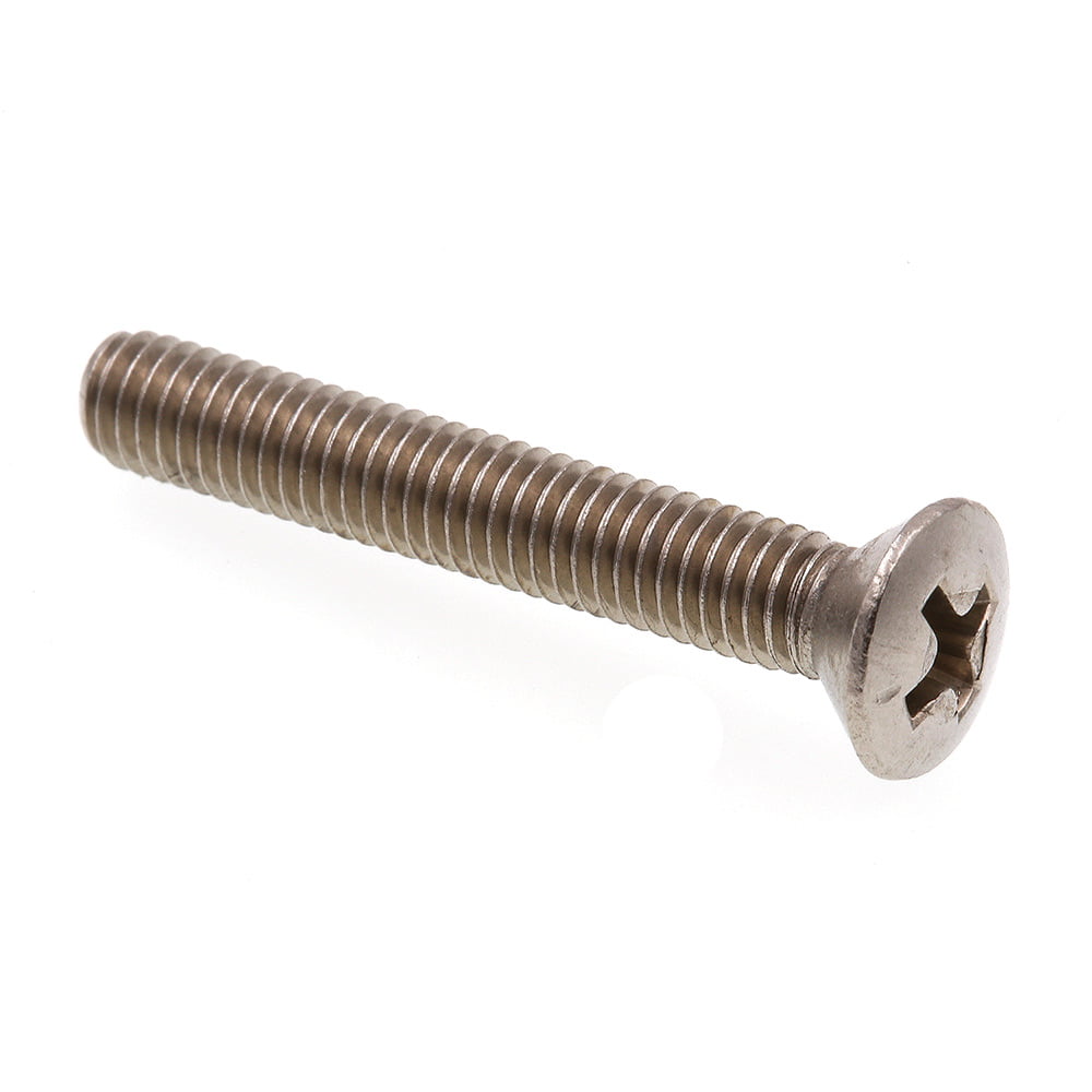 8-32 x 1/4" Phillips Oval Head Machine Screws Stainless Steel 18-8 Qty 100 