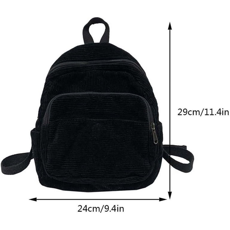 CAILDANL Small Backpack Purse Mini Corduroy Backpack for  display picture 1