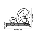 thumbnail image 3 of JingChun Metal Napkin Holders for Kitchen Dining Tables, Modern Iron Standing Holders for Paper, Napkins Holder Dispenser for Indoor Use, Suitable for Home Kitchen Table Decors, 3 of 6