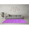 thumbnail image 3 of Ahgly Company Indoor Square Oriental Purple Industrial Area Rugs, 8' Square, 3 of 4
