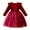 Red, variant on Splozh Girls Long Sleeve Dress Christmas Girls Long Sleeve Dress Flying Sleeve Star Mesh Princess Dress Christmas Performance Clothes Red,2-3 Years
