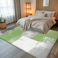 thumbnail image 5 of Sage Green Grey Oil Painting 8x10 Area Rugs, Abstract Modern Geometric Non-Skid Rubber Backing Large Rectangle Rugs - Living Room Bedroom Home Office, Indoor Floor Mat Carpets Washable Rug, 5 of 9