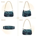 thumbnail image 7 of FORMRS Womens Shoulder Bag with Chain Strap Clutch Purse Cute Tote Handbag, Blue Mountains, 7 of 7