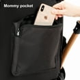 thumbnail image 6 of Baby Stroller High Landscape Pram & Lightweight Pushchair Travel Systems with Reversible Bassinet for Newborns and Toddlers,Unisex(Black), 6 of 12