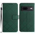 thumbnail image 2 of For Google Pixel 7 Wallet Case with RFID Blocking Card Slots Holder Premium PU Leather Magnetic Kickstand Shockproof Wrist Strap Removable Flip Protective Cover For Google Pixel 7, Green, 2 of 9