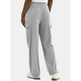 thumbnail image 3 of Avia Women’s and Women's Plus Corded Ribbed Seamed Wide-Leg Pants, Sizes XS-4X, 3 of 5