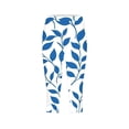 thumbnail image 6 of QATAINLAV Women's Fashion Print Beach Capri Pants Summer Yoga Athletic Soft Cropped Leggings Gym High Waisted Running Capris Blue L, 6 of 6