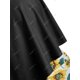 thumbnail image 3 of Conjunto Tankini de superposición de contraste de girasol talla grande Rosegal Tankinis, 3 of 5