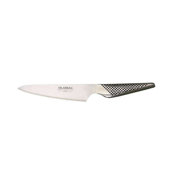 Cuchillo Global Chef's Utility de acero inoxidable ligero de 13 cm
