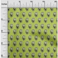 thumbnail image 2 of oneOone Georgette Viscose Light Green Fabric Block Craft Projects Decor Fabric Printed By The Yard 42 Inch Wide, 2 of 5