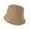 Khaki, variant on Fisherman Hat Vintage Foldable Denim Simple Style Bucket Hat for Men