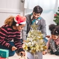 thumbnail image 2 of Fiudx Mini Árbol de Navidad, Adornos Coloridos, Decoración de Escritorio Pequeña, Decoración para Fiestas Navideñas, Mesa para El Hogar o La Oficina, Regalo para Familiares y Amigos, Tamaño de 45 Cm,, 2 of 7