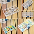 thumbnail image 6 of kchsji 10 Grid Small Storage Box, Portable Pill Organizer Container for Jewelry Nail Art Tips Earrings Rings, Compact Mini Storage Case for Beads Pills Small Parts Organization, 6 of 8