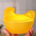 thumbnail image 4 of THHEIC Vintage Glass Hen on Nest Dish with Lid - Large Pedestal Rooster Glass Candy Bowl, Colorful Crystal Candy Jar for Snacks, Dessert, Cookies | Home Kitchen Office Tabletop Decor, 4 of 9