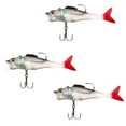 thumbnail image 1 of jinwen 3 Pieces Simulation Soft Artificial Fishing Lure Lures Gray and White, 1 of 9