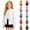 White-32, variant on Mitankcoo Girls Baseball Jacket Fleece Lined Snap Button Coat Loose Casual Kids Warm Outerwear with Pockets 4-15Y