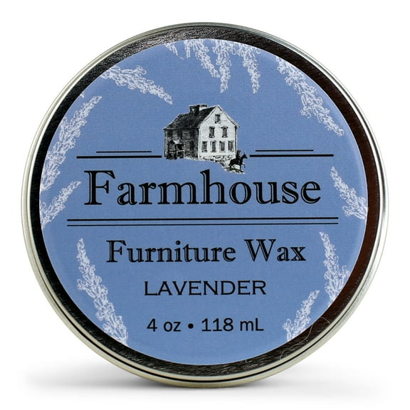 Sweet Grass Farm Furniture Wax - Farmhouse Carnauba Wood Conditioner, Lavender