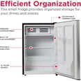 thumbnail image 4 of Frigidaire, Réfrigérateur 2,5 pi³, Porte en Acier Inoxydable, Série Platinum, 4 of 6