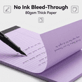 thumbnail image 3 of 5Pcs Colored Note Pads 5x8 Inch Notebook Wide Legal Ruled Pads, 50 Sheets Wide Legal Ruled Color Notepads for Office Supplies, 3 of 8