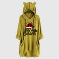 thumbnail image 1 of Qertyioot Chandail en Molleton de Noël pour Femmes, Manches Longues, Col Rond, Mode Décontractée, 1 of 6