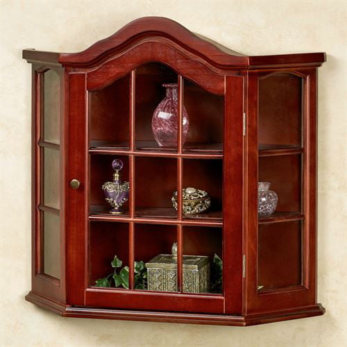 Details about   Dollhouse Miniature Walnut Wood Wall Cabinet with Shelves T6374 