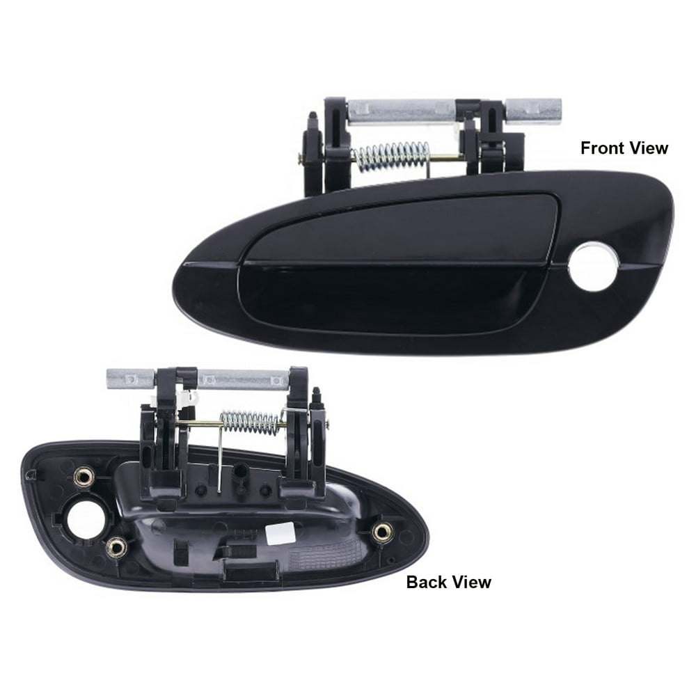 APA Replacement Black Door Handle Front Outside for 02 03 04 05 06 Altima Driver Left LH Side