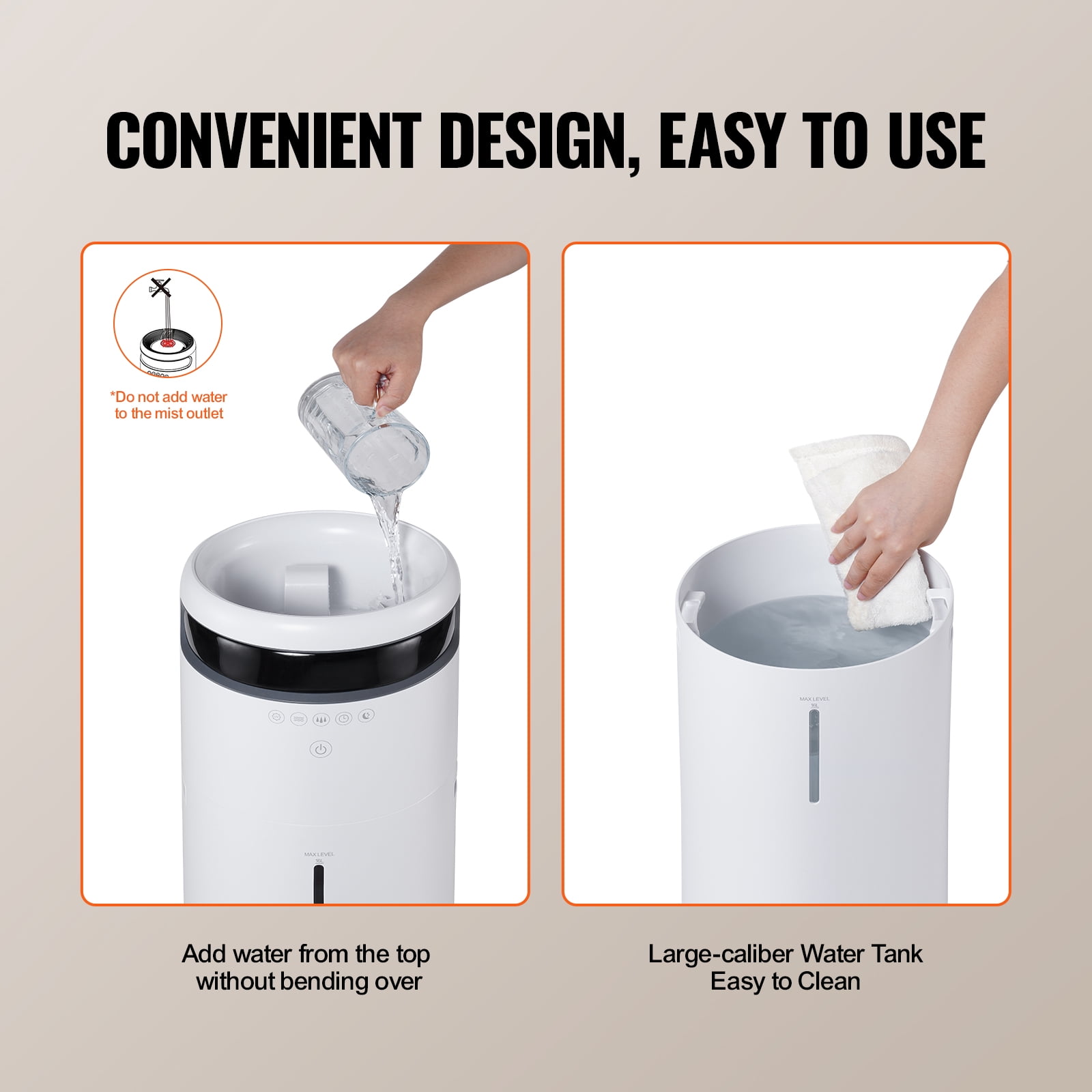 SKYSHALO 4.2Gal Commercial Industrial Humidifier Low Noise Whole House Humidifying