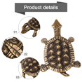 thumbnail image 5 of Solid Copper Turtle Sculpture Ornaments Brass Animal Statue Longevity Turtle, 5 of 5