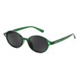 thumbnail image 1 of Gafas de Sol FEISEDY Retro Ovaladas B1171 Verde Transparente para Mujer, 1 of 7