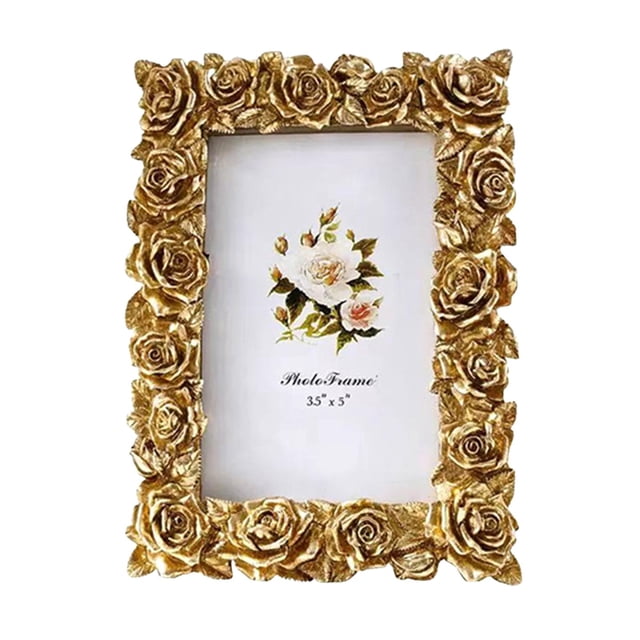 DOLITY Decorative Floral Picture Frame Home Decoration for Housewarming Accessories 5inch