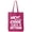 Hot Pink, variant on Hey! All you cool cats & kittens Cotton Canvas Tote Bag