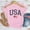 Pink, variant on ZZwxWA Womens USA Shirt 4th of July Memorial Day Shirts Casual Short Sleeve American Flag T-Shirt Cute Graphic Patriotic Tops