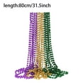 thumbnail image 3 of Gytml Mardi Gras Beads Necklaces Set, 31" 3 Colors Beads Accessories Bulk, Carnival Purple Green Gold Beads Necklace Accessories For Masquerade Holiday Party Favors Decorations Camouflage-80cm, 3 of 7