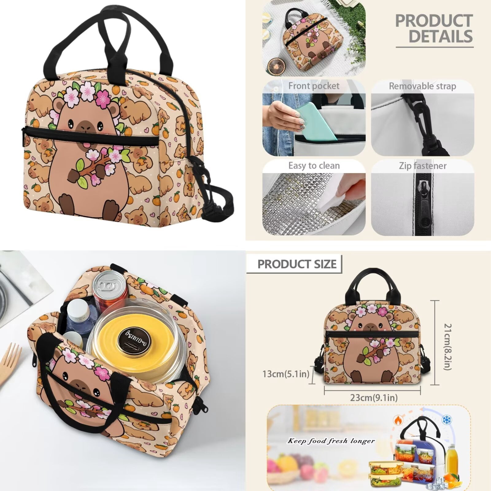 Pzuqiu Shark Print Cute Back Pack Backpacks for Boys with Lunch Box Pencil Bag Water Bottle Holder 17 Inch School Backpack for Boy 4 Pcs Daypack Travel Bag for Kids 8-12