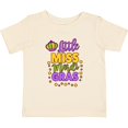 thumbnail image 3 of Inktastic Little Miss Mardi Gras with Crown and Dots Girls Baby T-Shirt, 3 of 5