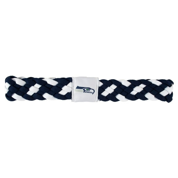 Seattle Seahawks Licensed Braided Hairband with Team Logo